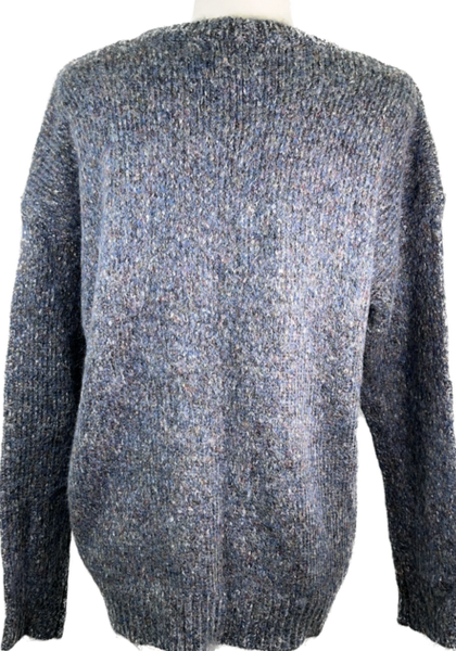 BP Cozy Steele Blue Winter Crew Neck Sweater