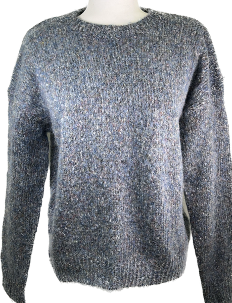 BP Cozy Steele Blue Winter Crew Neck Sweater