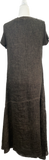 Espresso Brown Linen Dress