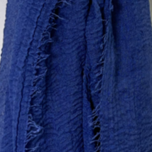 Cobalt Blue Light Summer Scarf