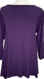 Kimi Flutter Top - Plum