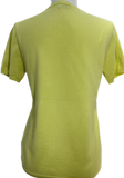Crew Neck Knit Sweater Tee - Lemon