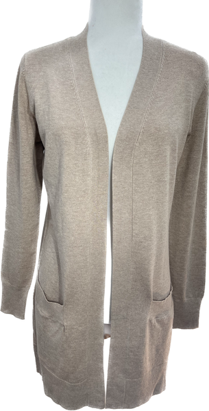 Long Knit Cardigan - Oatmeal
