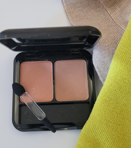 Dual Powder Blush Compact-Yellow Green