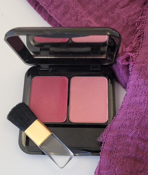 Dual Powder Blush Compact-Red Purple