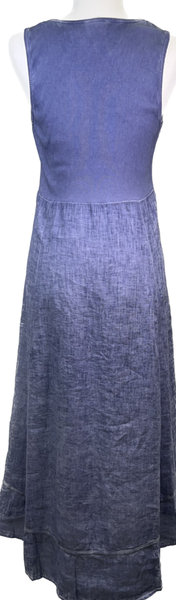 Linen Tank Dress Wedgewood Blue