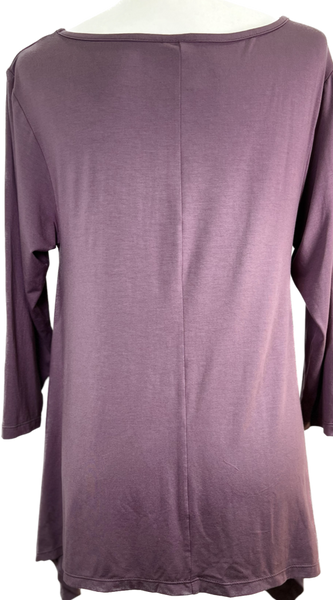 Mauve Kimi Flow Crew Neck Top