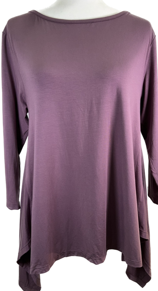 Mauve Kimi Flow Crew Neck Top