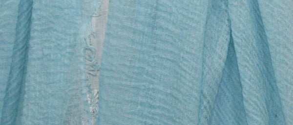 Fringe Scarf - Sky Blue