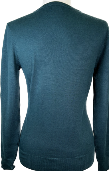 Classic Crew Neck Sweater - Deep Sea Teal