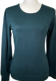 Classic Crew Neck Sweater - Deep Sea Teal