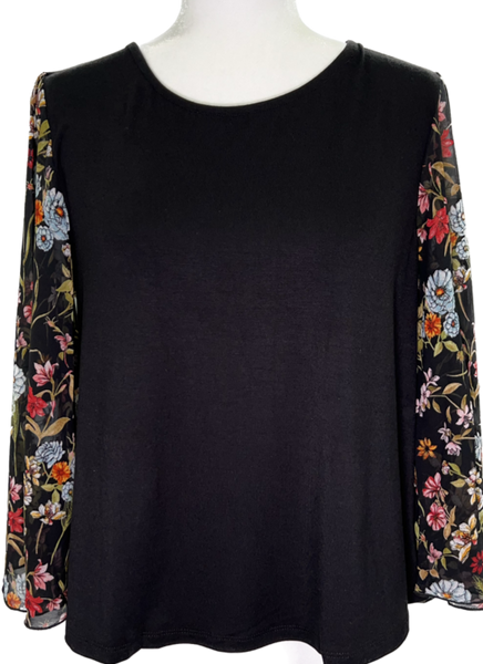 Floral Sleeve Top