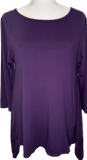 Kimi Flutter Top - Plum