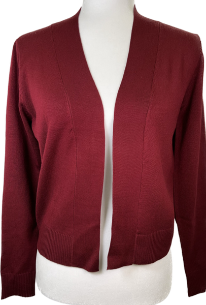 Burgandy Bolero Cardigan