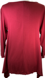 Cranberry Kimi Flow Top