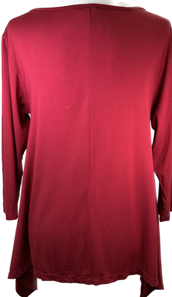 Cranberry Kimi Flow Top