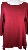 Cranberry Kimi Flow Top