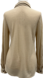 Oatmeal Long Sleeve Waffle Shirt